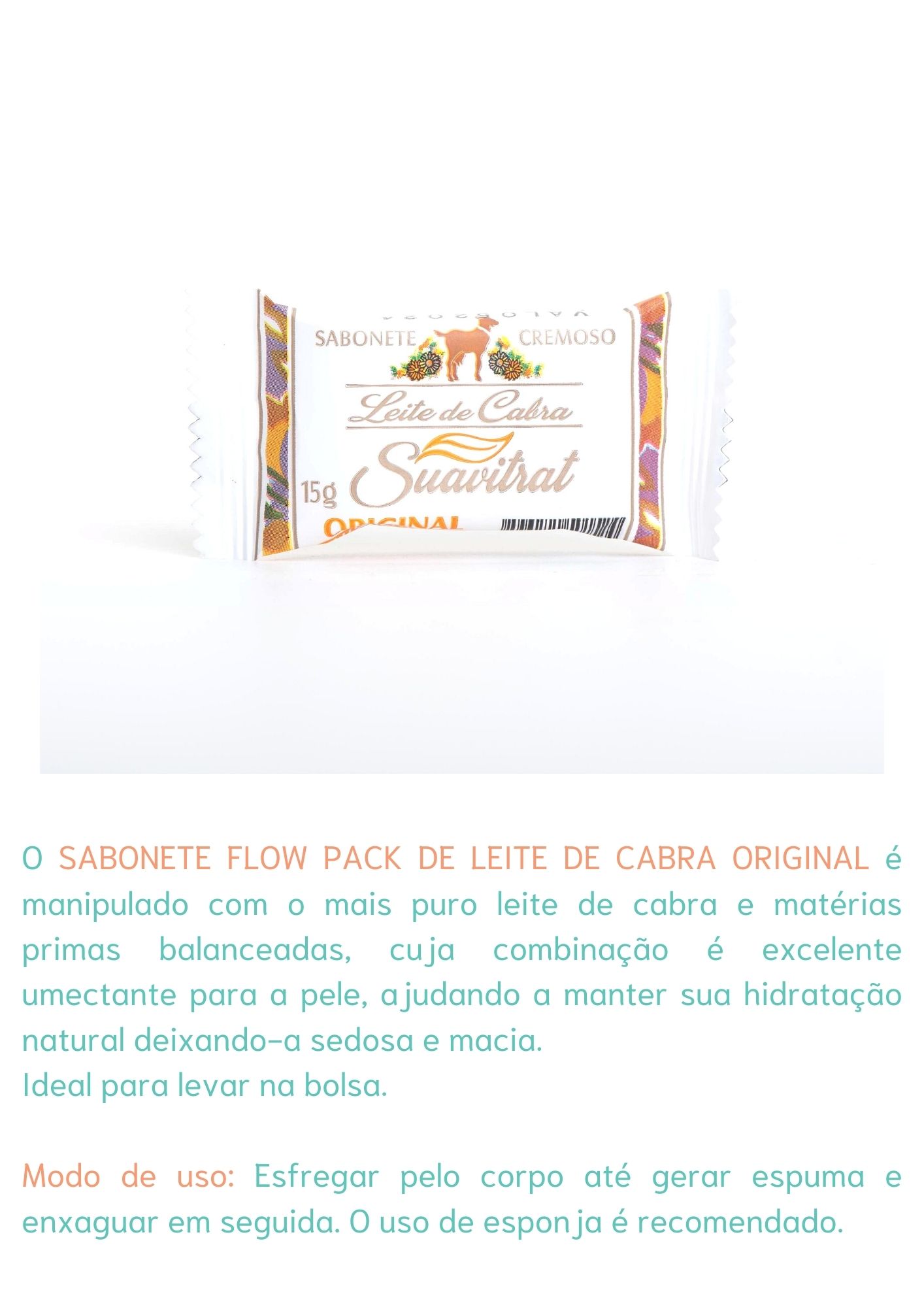 Sabonete Flow Pack de Leite de Cabra Original 15g