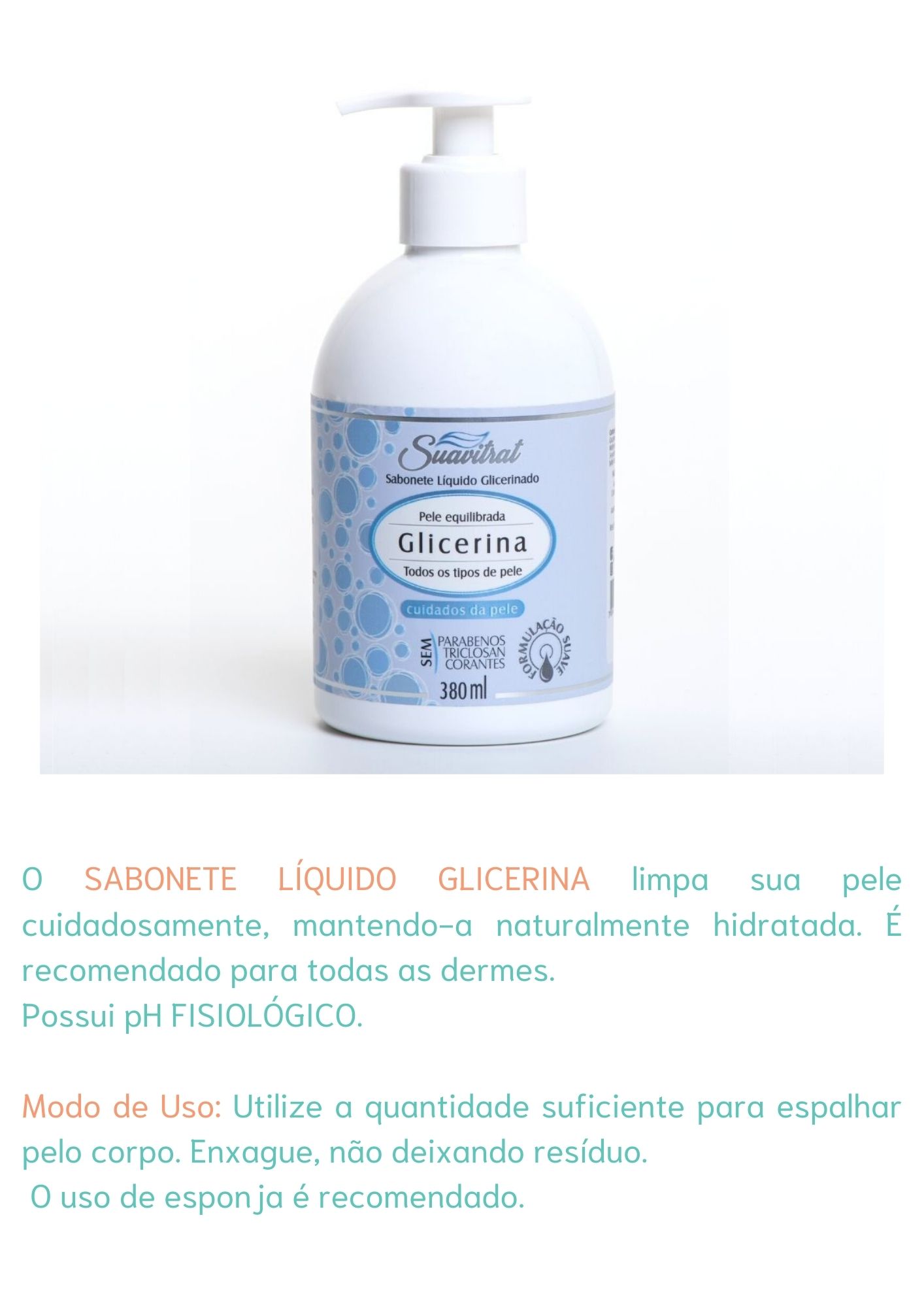 Sabonete Líquido Glicerina 380ml