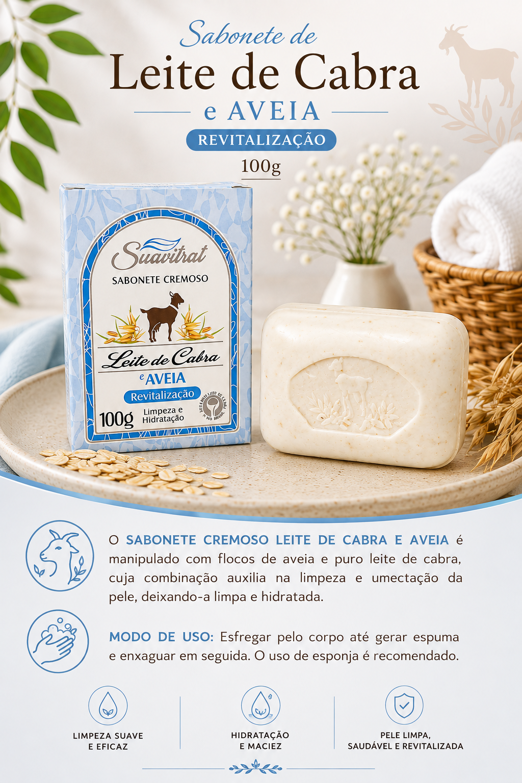 cabra e aveia
