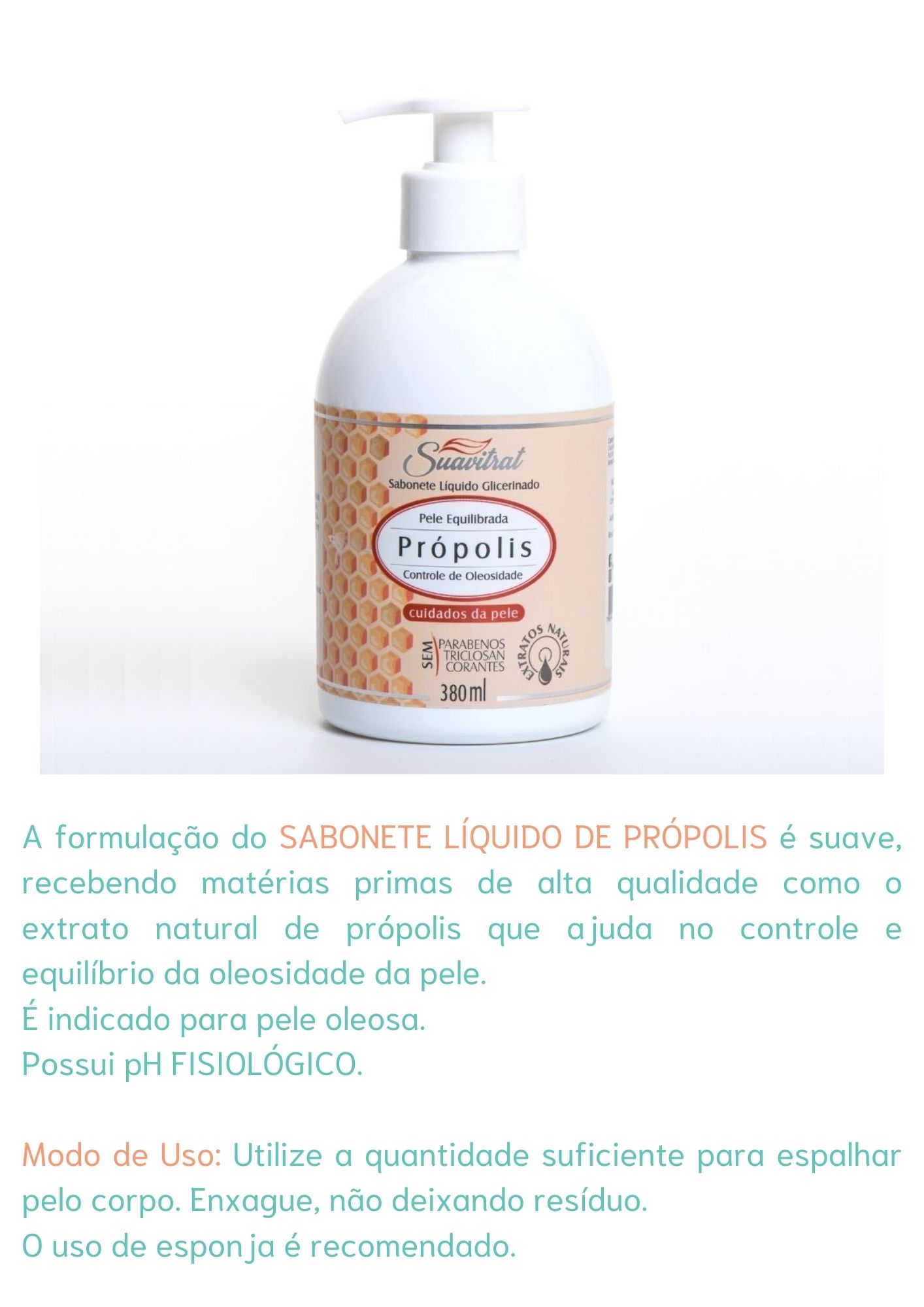 Sabonete Líquido Própolis 380ml